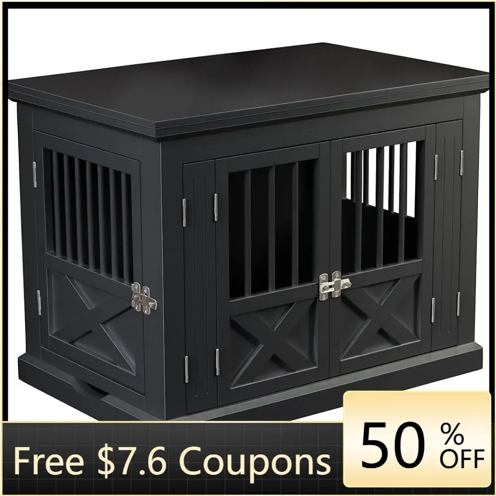 

Dog Kennel House for Dogs Merry Products Triple Door Medium Dog Crate Pet Supplies Home Garden Freight free