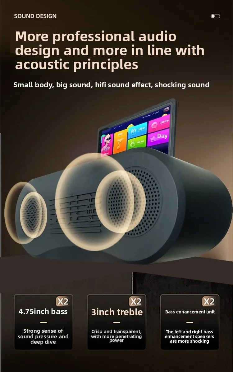 

2025 Professional Android Karaoke System With Touch Screen Sound And Song Jukebox For KTV All-in-One Home Theater Player