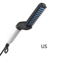 Men Quick Beard Straightener Styler Comb Hair Curling Curler Show Tool Mult Drop Shipping