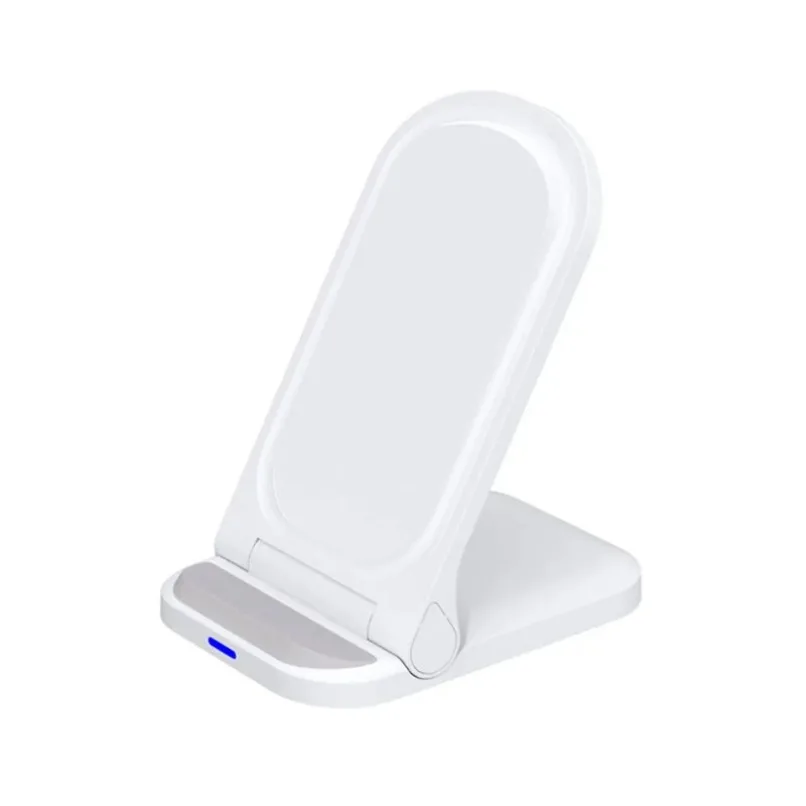 Portable Foldable Magnetic Wireless Charger Stand Desktop Cellphone Charging Bracket Multi View Angle For Office Home Travel view 4