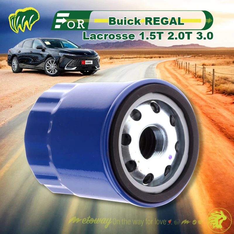 

For Buick REGAL Lacrosse 1.5T 2.0T 3.0 Engine Oil Filter Replace Filter Engine Oil Filter Element Replace Accessory Filter Gird