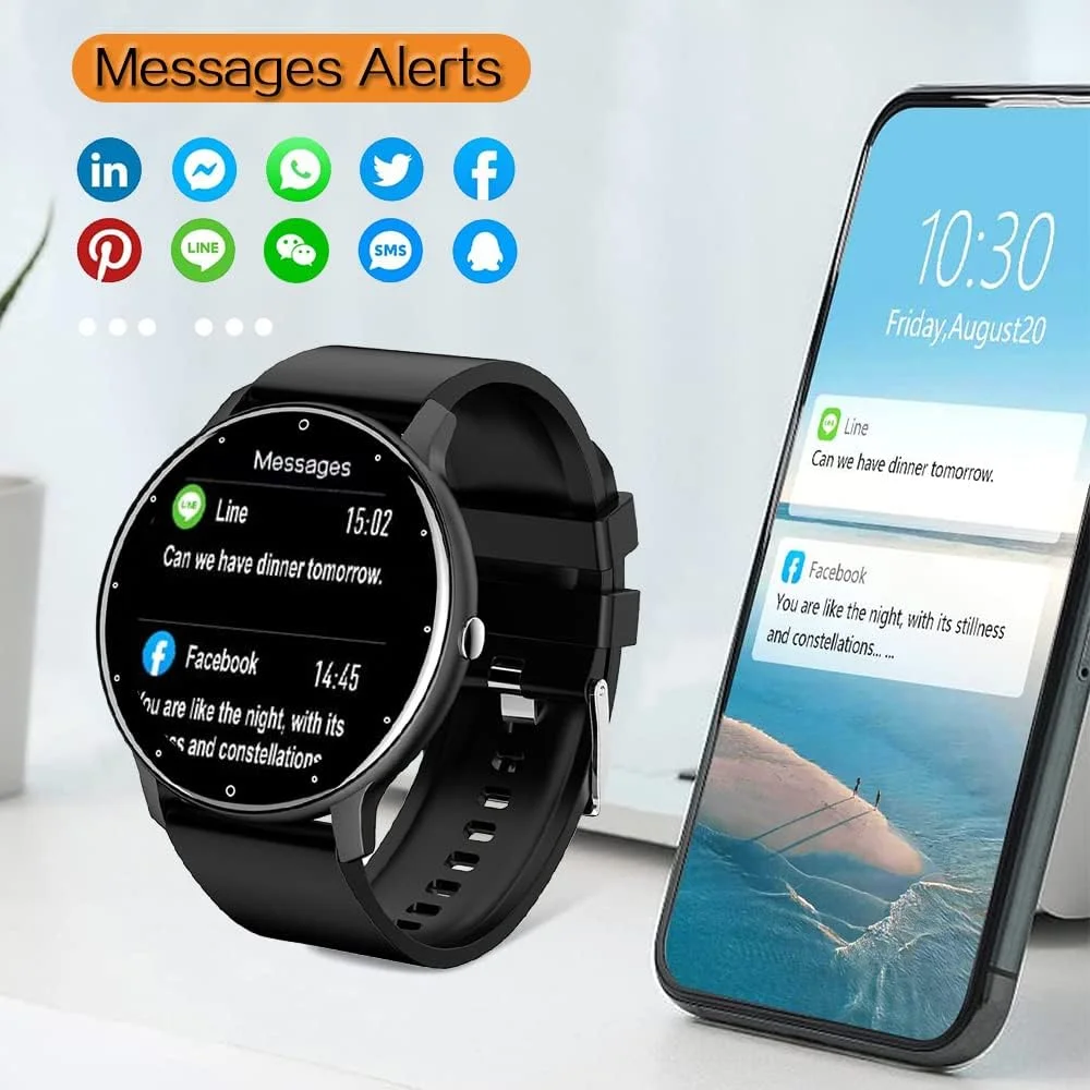 Relógio inteligente slim para - Smartwatch Slim Watches For Men avaliação e preço