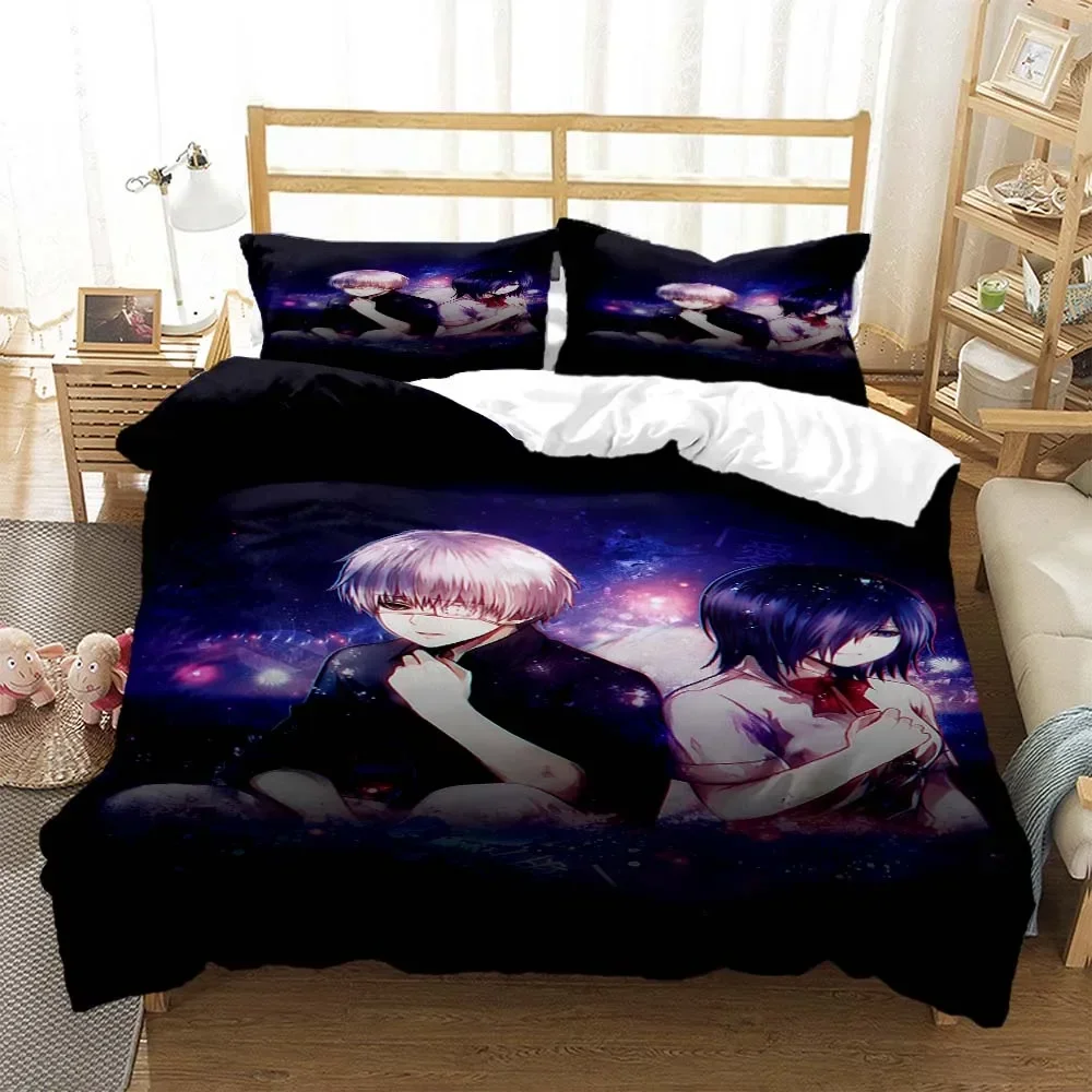 

Tokyo Ghoul Digital Print 3D Duvet Cover Bedding Set Comforter Linen Pillowcases Home Decor Single Double Twin King Queen