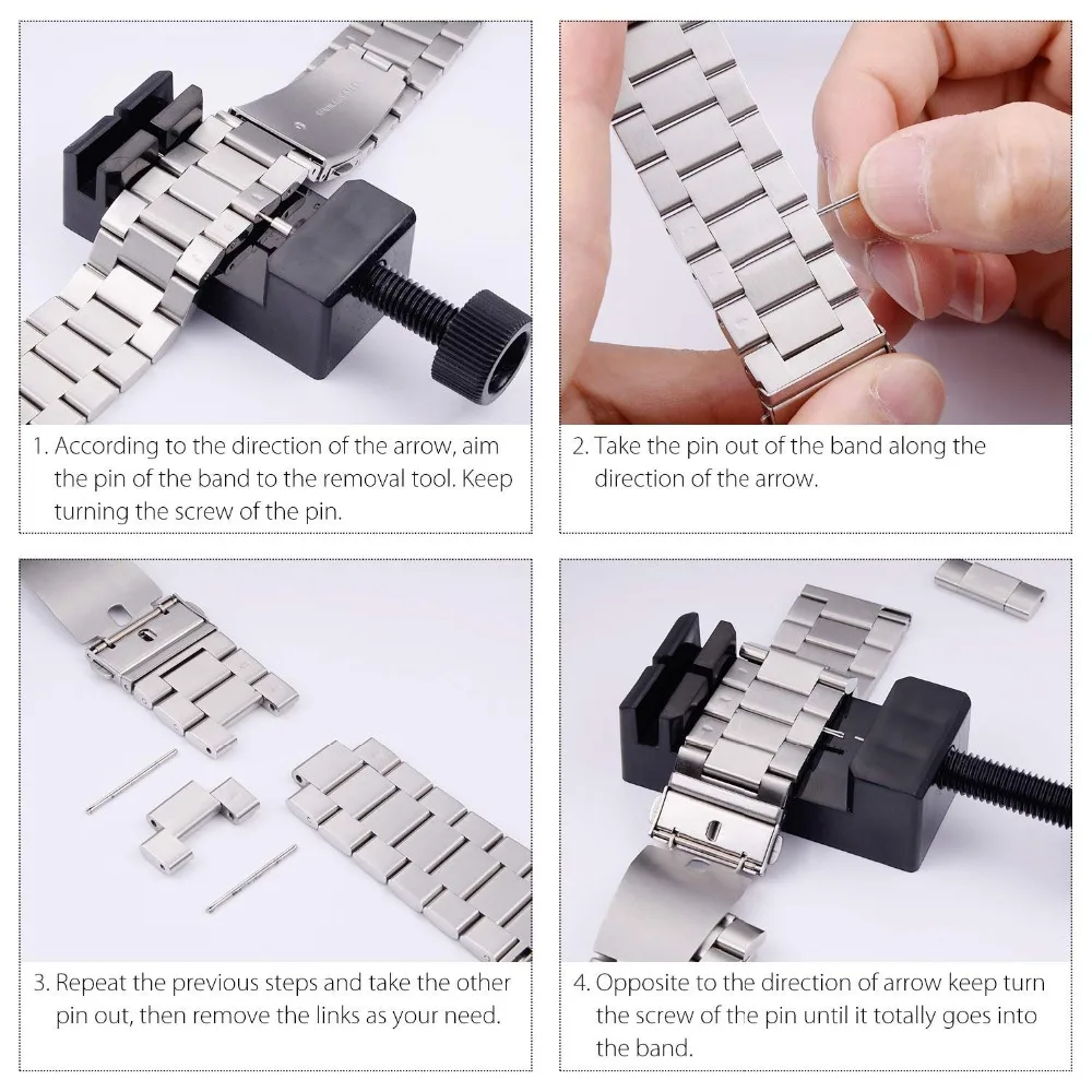 16/18/20/22/24 mm Quick Release Replacement Watch Band Premium Solid Stainless Steel Metal Business Bracelet Strap Men\'s Watch