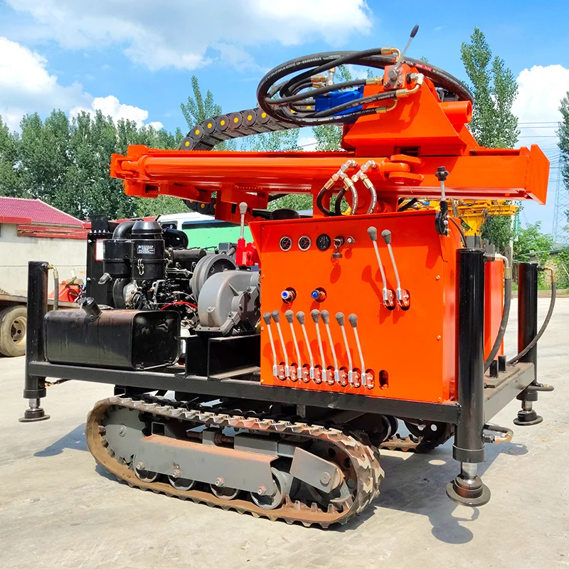 

Customized Crawler Diesel Water Well Drilling Rig 200m Rotary Hydraulic Precise Positioning Flexible Drilling Machine