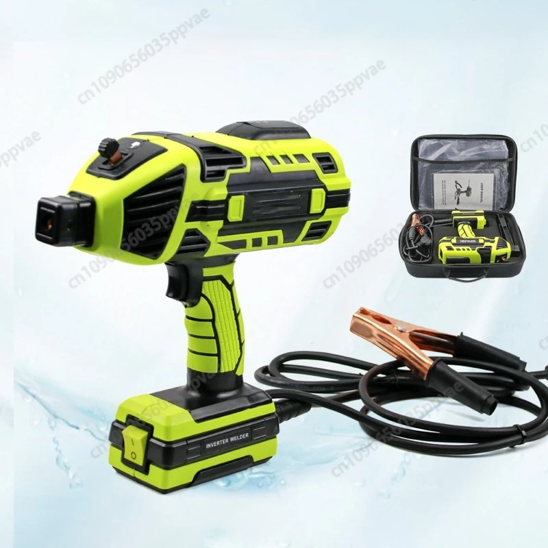 Handheld Welding Machine 21KVA 110-220V Mini Welder With Copper Gun 20-120A Adjustable For Garage Farm Repair Lightweight 1.8KG