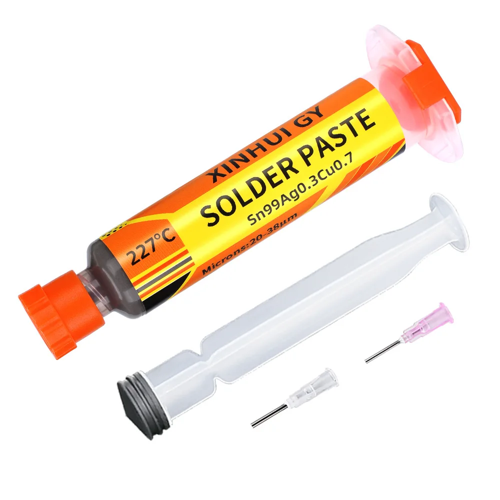 رقاقة إصلاح درجة حرارة عالية 227 ℃ معجون لحام خالي من الرصاص #5