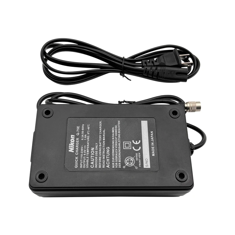 Imagem -06 - Carregador Q75e Q75e para Nikon Bc65 Bc80 Bc50 Bc-60 Bc70 Bateria Pinos