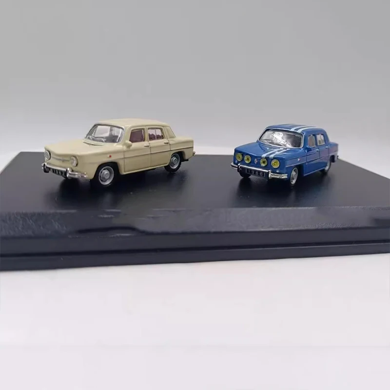 Diecast Original 1:87 Scale Renault 8-1962 Gordini 1966 Simulation Alloy Car Model Collection Decoration Toy Gift Souvenir