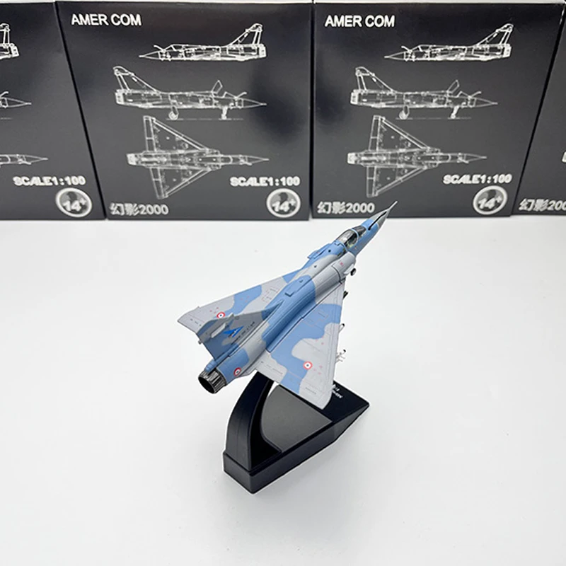 Jason TUTU Diecast Metal 1/100 Scale French Mirage 2000 Fighter Jet Mirage-2000 Aircraft Model Planes Drop Shipping