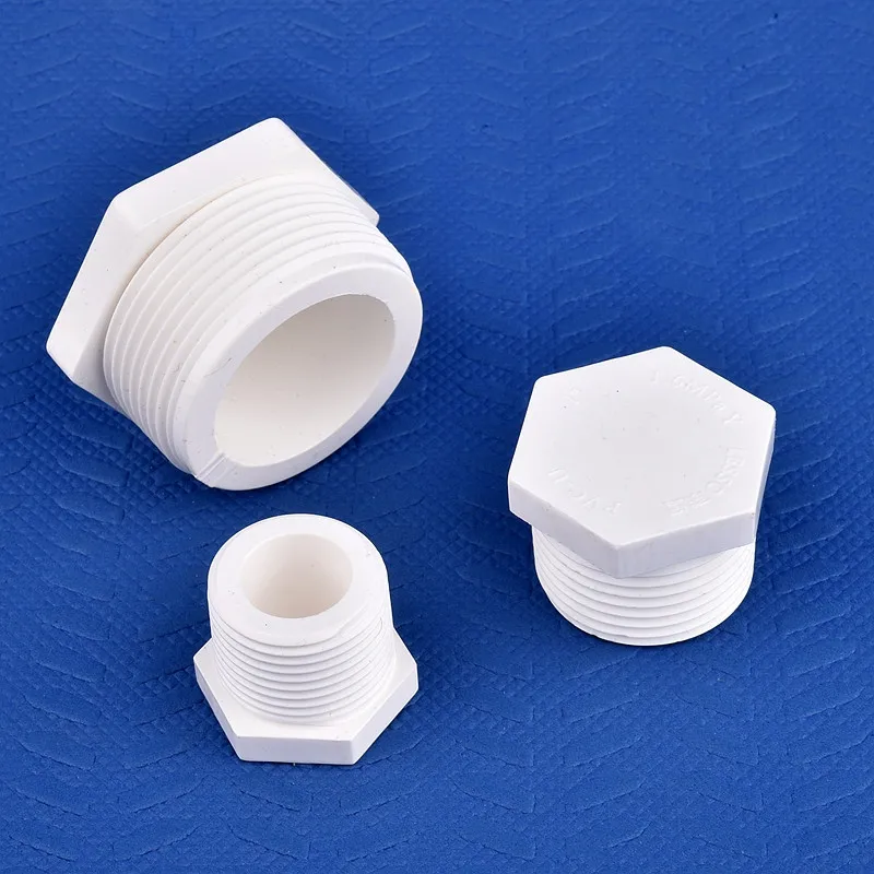 5Pcs/lot 1/2,3/4,1 Inch Male/Female Thread Plug PVC Pipe Screw Plug  Garden Irrigation Aquarium End Cap Water Pipe Connector