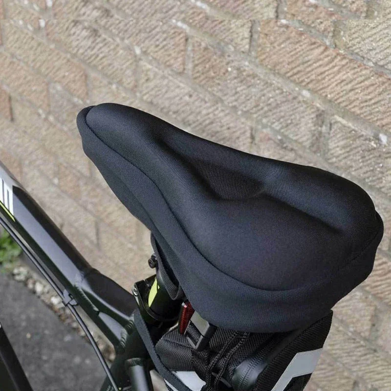 Bicycle Saddle 3D Bike Seat Cover Breathable Bicycle Saddle Seat Cover Black Seat MTB Cycling Pad Cushion Bike Accessory