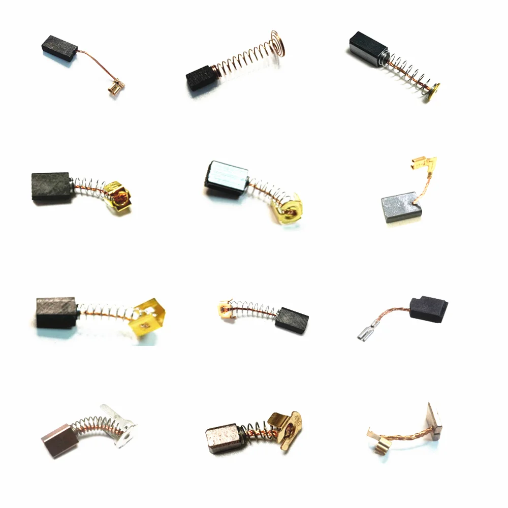 

10pcs Graphite Carbon Brush for Electric Hammer/Cutting Machine-Angle Grinder/Electric Drill, Hardware Electric Tool Accessories