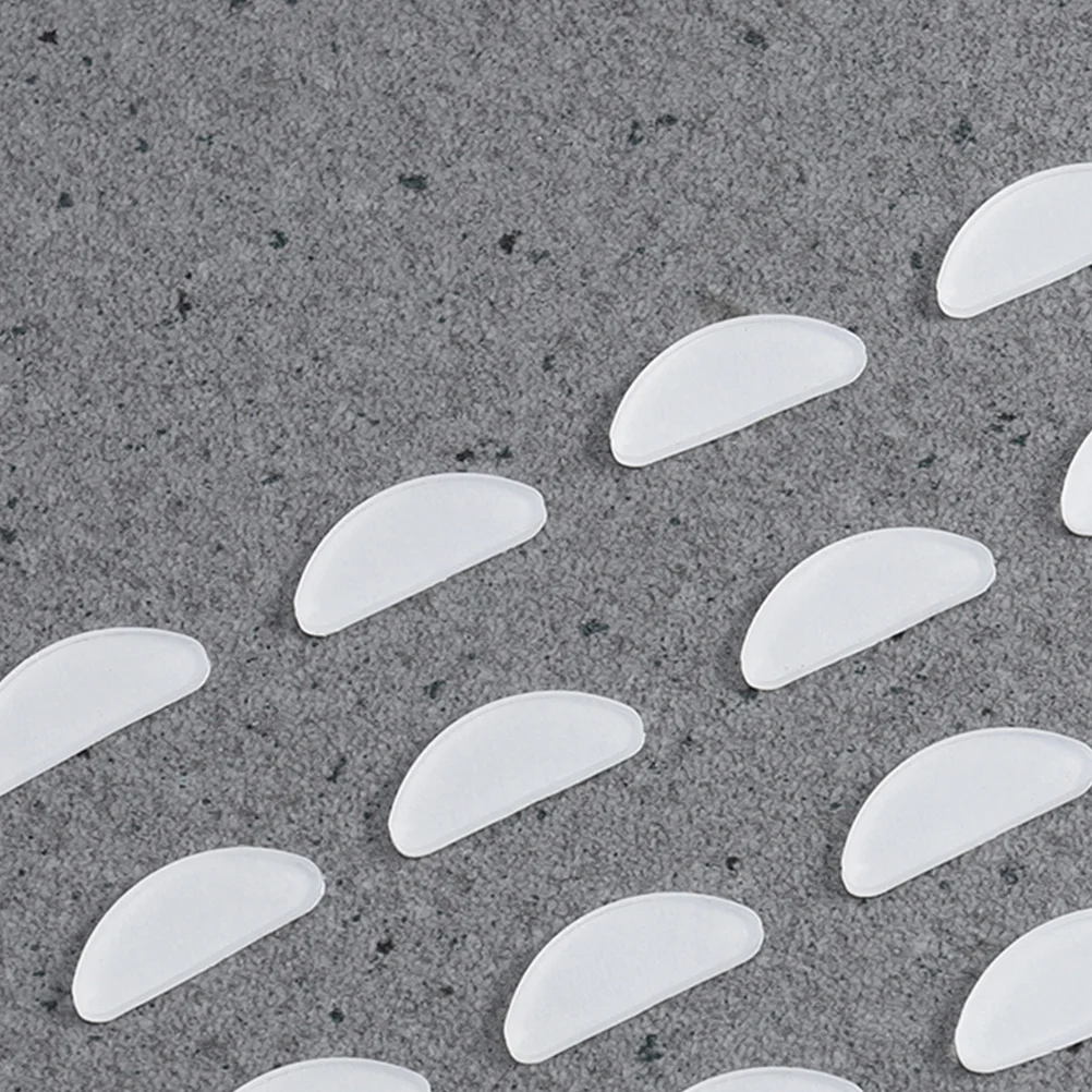 

25Pairs Silicone Bridge Nose Pads Easy Apply Peel and Stick for Eyeglasses Sunglasses Non-Reusable Comfort Upgrade