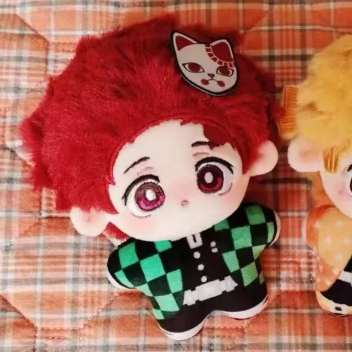 

Плюшевые игрушки японского аниме, периферийные устройства аниме, атрибуты для косплея Charcoal Jiro, хлопковая кукла 10 см, милая кукла Doujin