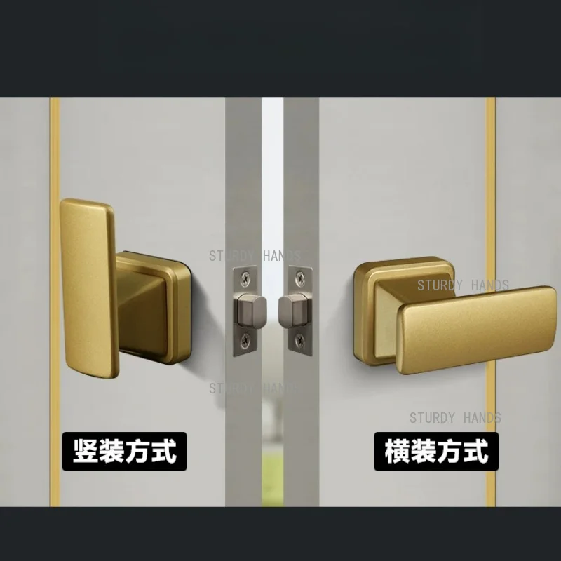 Invisible door lock Single sided lock Indoor door hidden micro lock