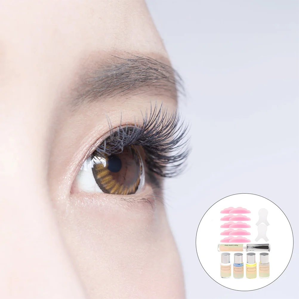 

1Set Eyelash Perm Kit Lash Lift Tools for Natural Curled Eyelashes Up to 1 Month Long-Lasting Beauty Tool for Salon Home Use