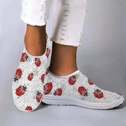 INSTANTARTS bianco leggero sette stelle coccinella modello Design Mesh Sneakers Comfort Slip On scarpe morbide scarpe per il tempo libero Zapatos