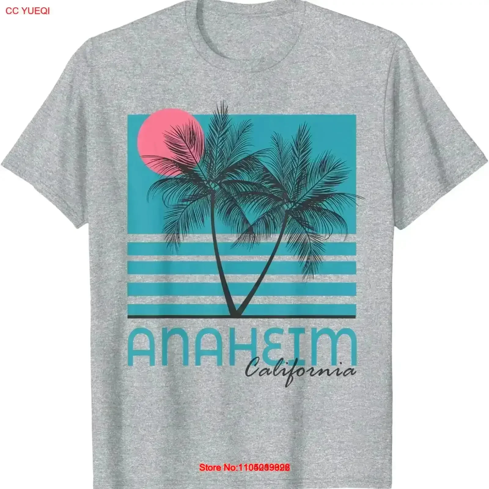 

Футболка Anaheim California, винтажные сувениры, стильная дышащая удобная дизайнерская одежда с рисунком, уличная винтажная одежда