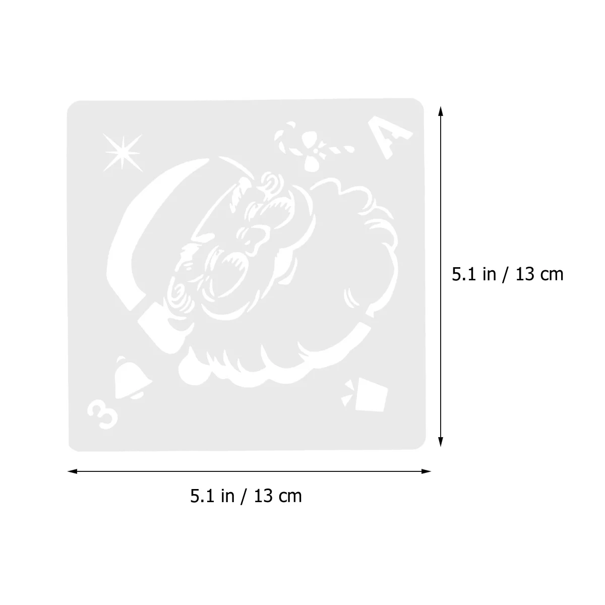 

8Pcs Christmas Drawing Stencils Reusable Plastic DIY Painting Craft Templates Xmas Wall Decoration Templates Christmas Stencils