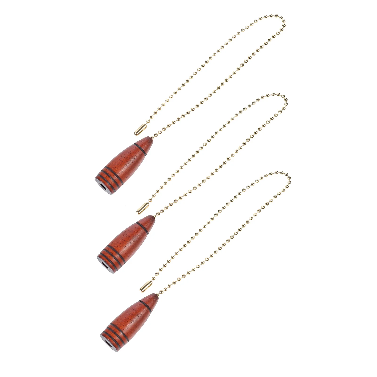 

3pcs Ceiling Fan Chain Pull Extension Lamp Hanging Chain Decor Beaded Pendant Set For Home Lighting Fixture