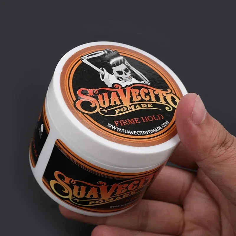 남성화장품 1PCS Hairs Pomade Hair Style Wax Pomade Hair Skeleton Cream Slicked Oil Mud Keep Hair Men  Cera Para Cabello Hombre