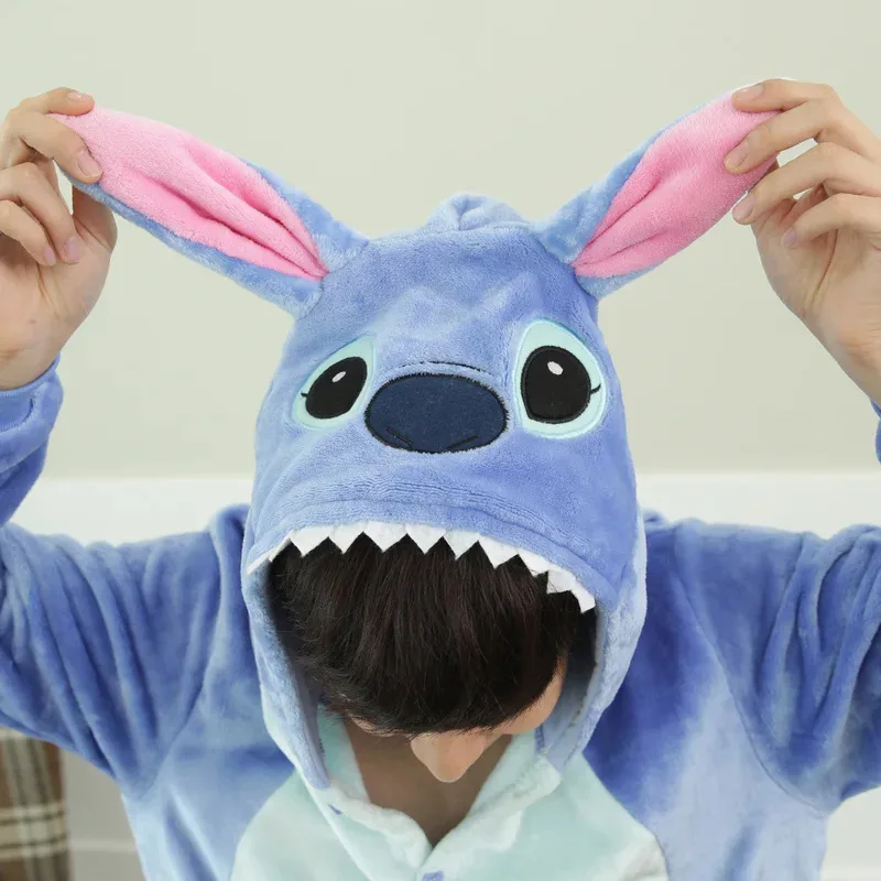 111 www Kigurumi Stitch Kostüme Onesies Monster Cosplay Pyjamas Erwachsene Pyjamas Tiernachtwäsche Overall