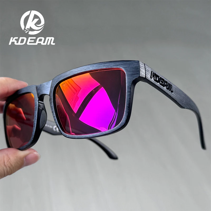 

KDEAM New Colors Large Men's Sunglasses Polarized Photochromic Night Vision Traveling Oversized Sun Glasses Fashion Women Shades