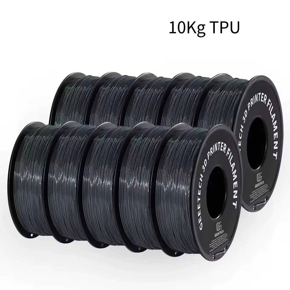 GEEETECH 10Kg TPU 3D Printer Filament material 1kg 2.2LBS/Spool 1.75mm Plastic Vacuum...