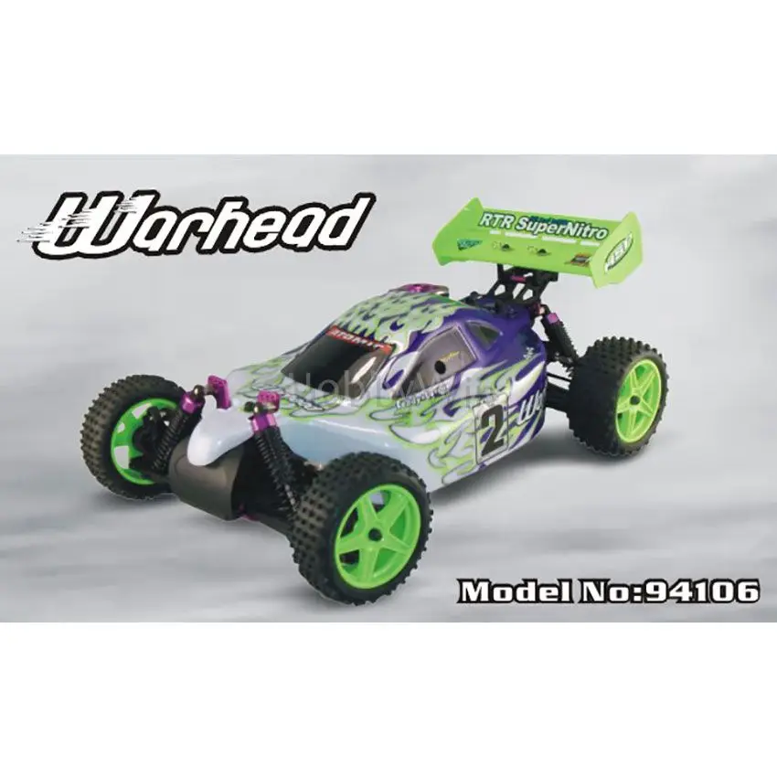 HSP Racing 94106 1/10 4WD Nitro Glow Engine Off-Road Buggy Two-Speed Warhead