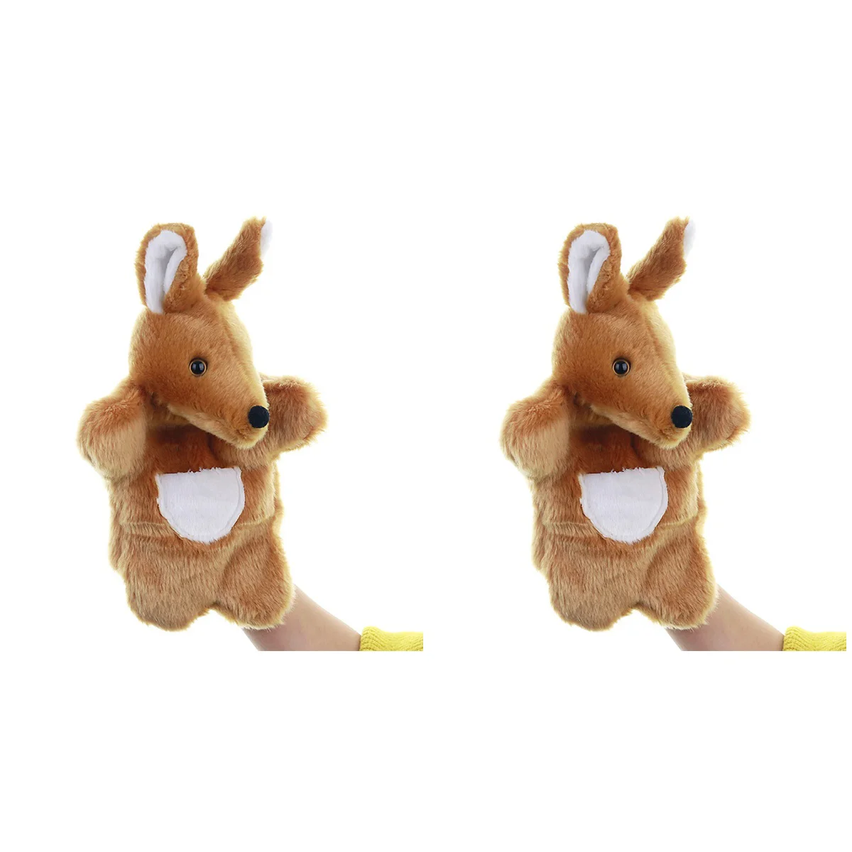 

2pcs Kangaroo Shape Hand Puppet Kangaroo Hand Puppet Toys Plush Hand Puppet Toys Hand Puppets Animal Hand Puppets