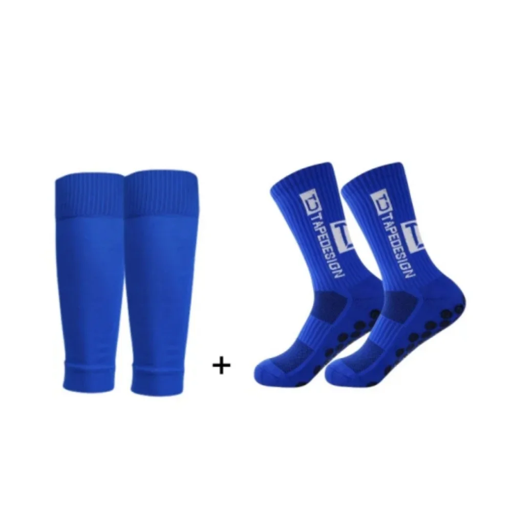 1 set of high-quality adhesive non slip socks and leg guard fixed socks