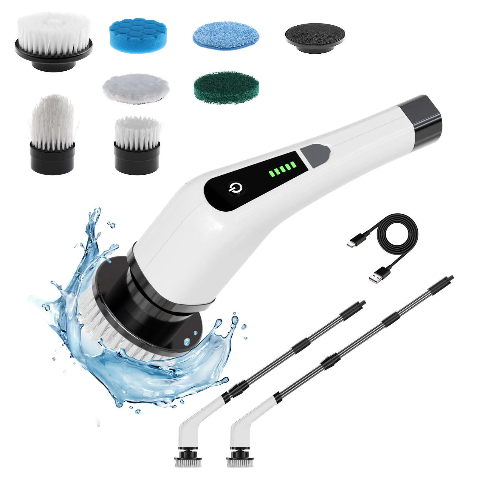 

Multifunctional Kitchen Household Other Cleaning Equipment Electric Rotating Electric Cleaning Brush