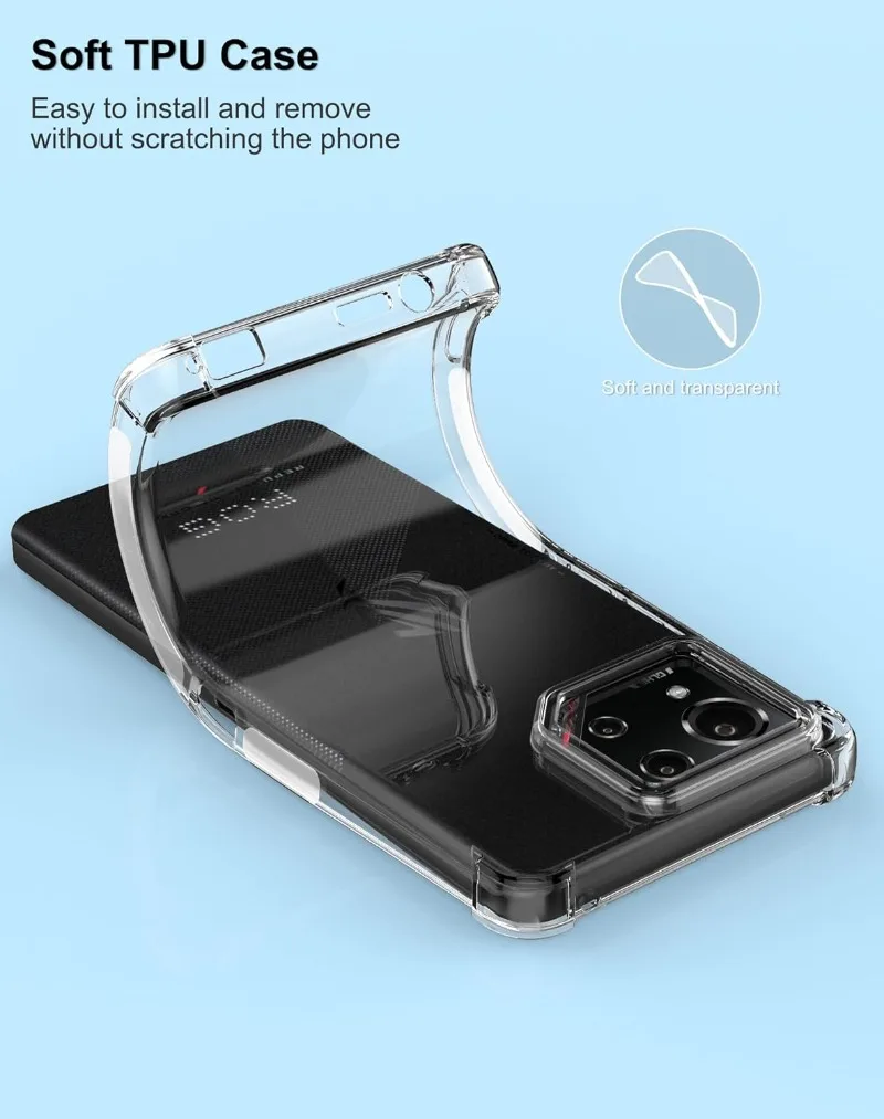 Fall Für Asus ROG Telefon 9 8 7 6 Pro Schutzhülle Vier Ecken Stoßfest Stoßstange Coque Fundas – Detail 6