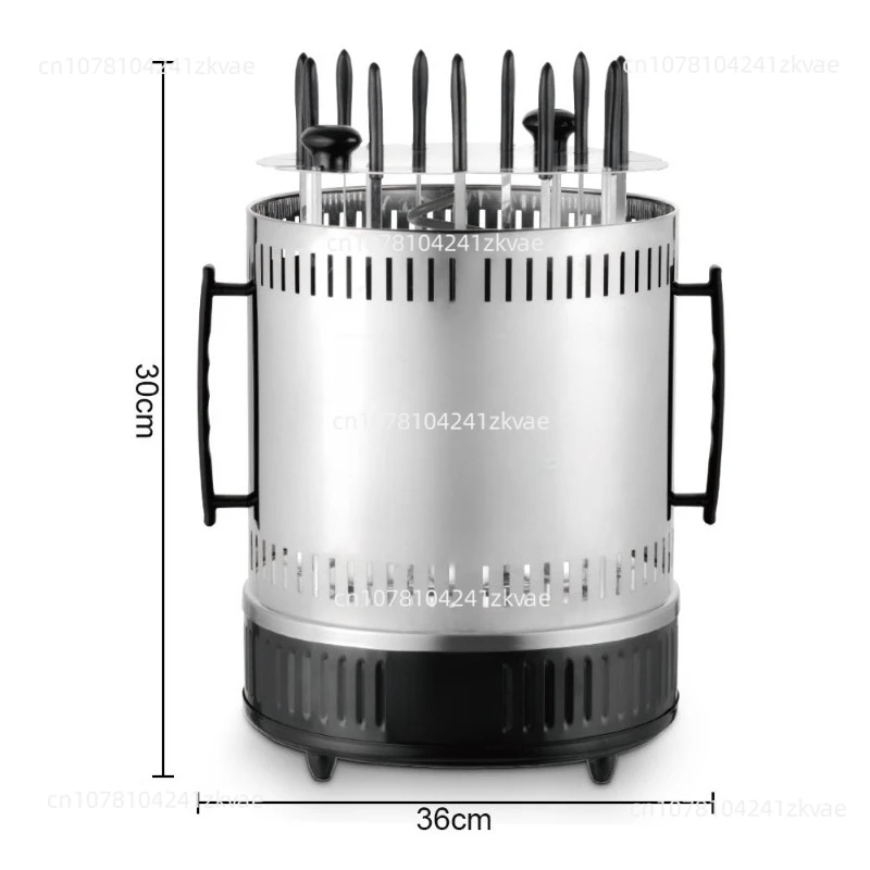 Barbecue Grill Skewer Household Multi-functional Frying and Roasting Integrated Oil-free Fume Charcoal Oven