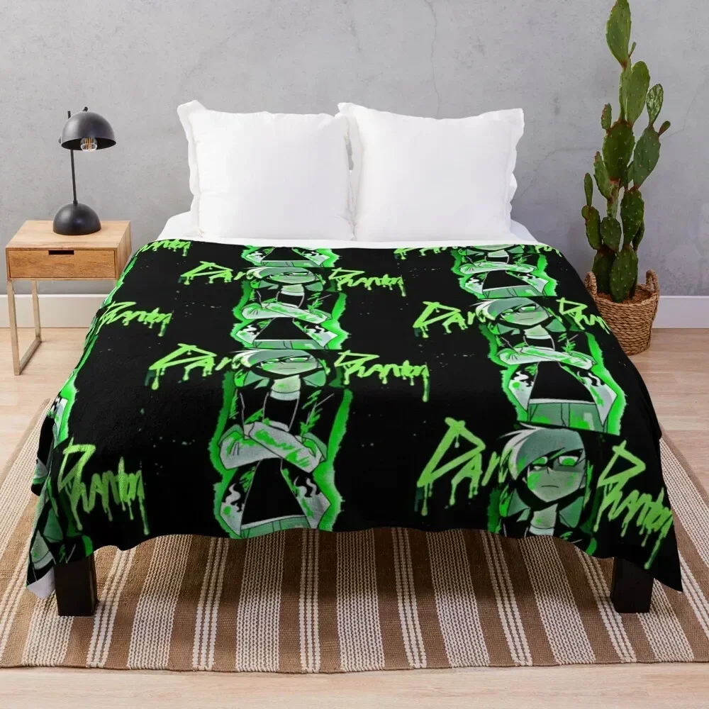 Danny phantom Throw Blanket Soft Sherpa Fleece Warm Blanket for Winter