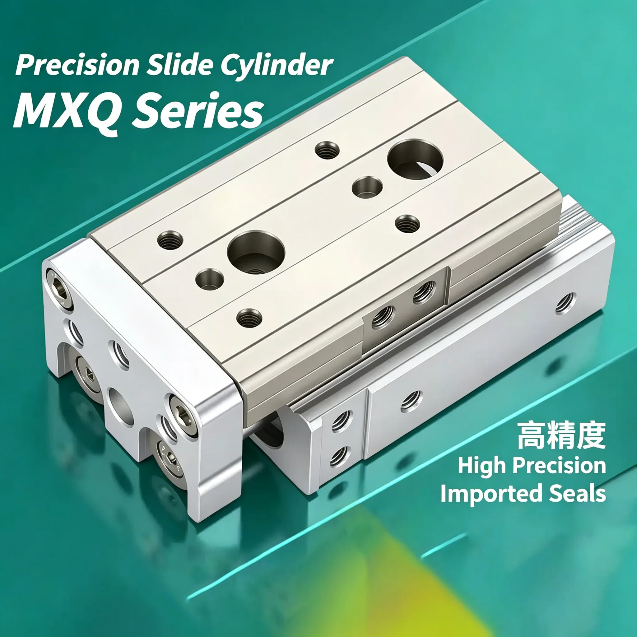 mxq6-mxq8-mxq12-mxq16-mxq20-mxq25-mxq-air-slide-table-dual-rod-rail-slide-air-pneumatic-cylinder