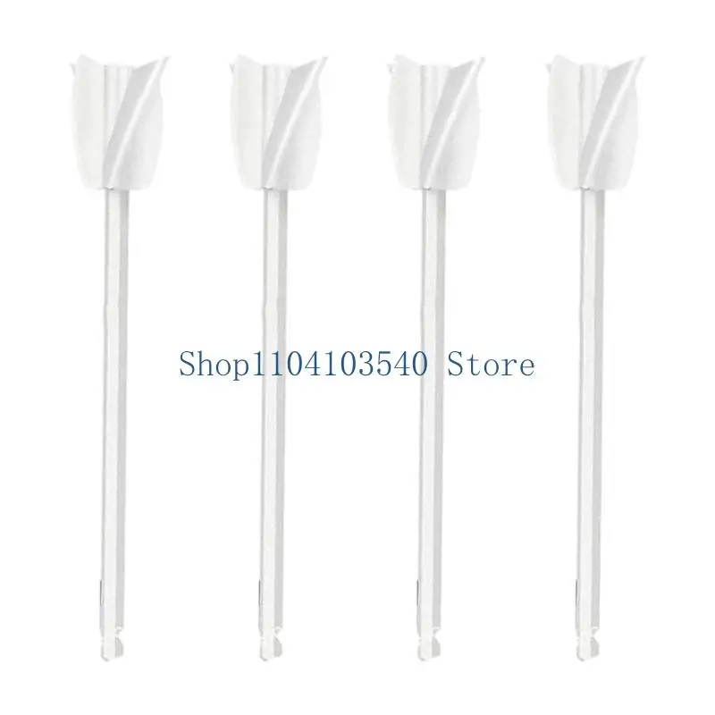 02DC 4Blade Resin Mixing Paddles Epoxy Mixing Stirring Rod for Drill Craft Paint Use