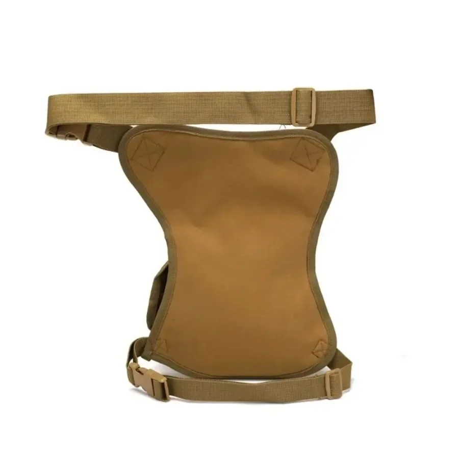 Canvas Hüfttasche Fanny Pack Racing Drop Leg Bag Motorrad graue Tarnung