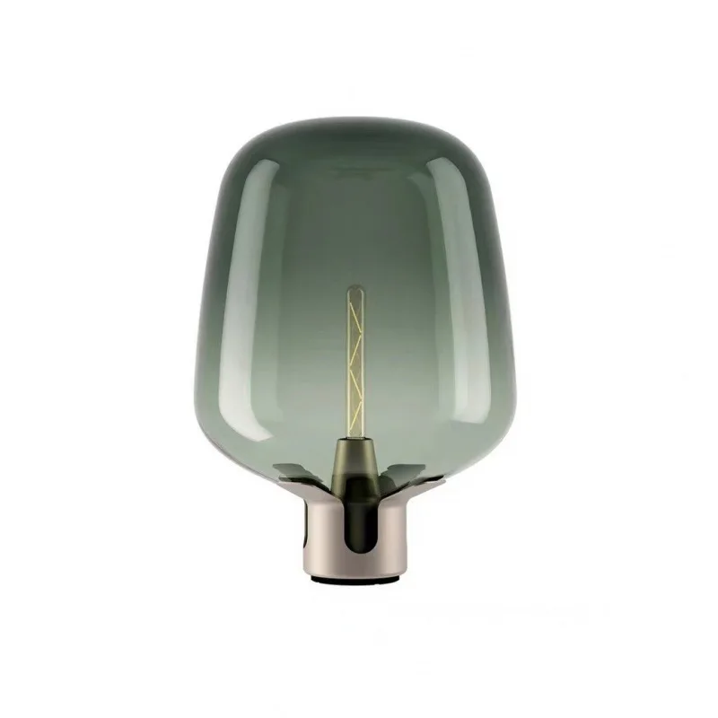 

New, now light luxury, glass, bedside, desk lamp, simple, creative