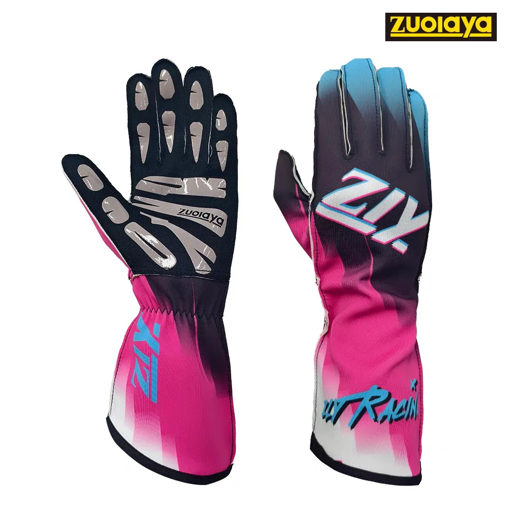 

Перчатки Kart Racing с длинным швом, противоскользящие легкие силиконовые износостойкие перчатки полной длины