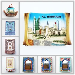 Bahrain 3D Fridge Magnets Tourist Souvenirs Crafts Refrigerator magnet Decoration Articles Handicraft Gifts
