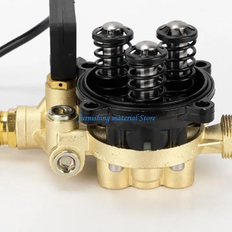 Y5GD Brass Pump Head Assembly Adapter Friendly Multiple Home Car Washer Models
