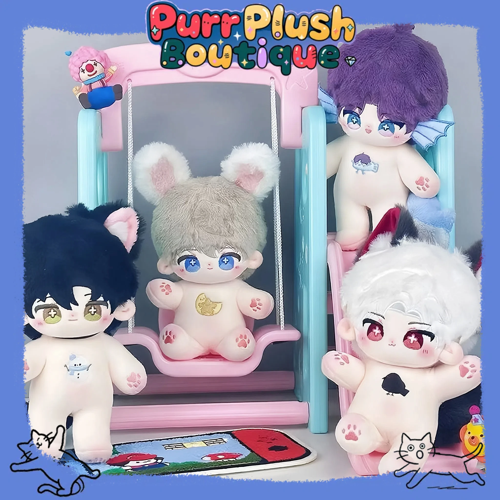 

Love and Deepspace 20cm Plush Doll Anime Rafayel Xavier Zayne Cosplay Figure Stuffed Toy Cartoon Plushies Dress Up Cotton Doll