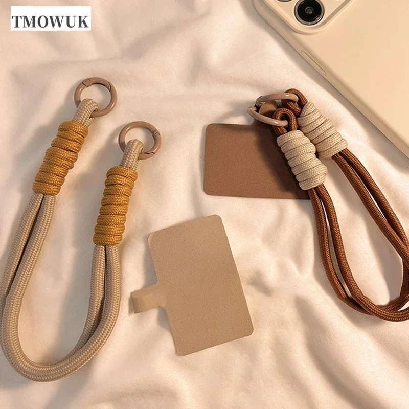 

Retro Look, Ideal For Daily Use Vibrant Braided Cellphone Strap - Anti-Slip Wrist Attachment