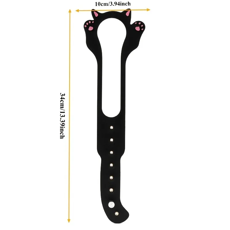 Flexible cat door retainer with 8 adjustable sizes, holds door 1.5