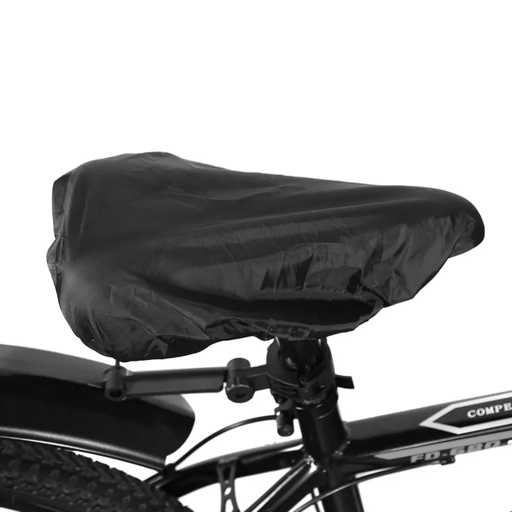 

Waterproof Bike Seat Cover Dust Resistant Comfortable Bicycle Saddle Cover Black&Silver Dust-proof Bicycles Saddle Seat Protect