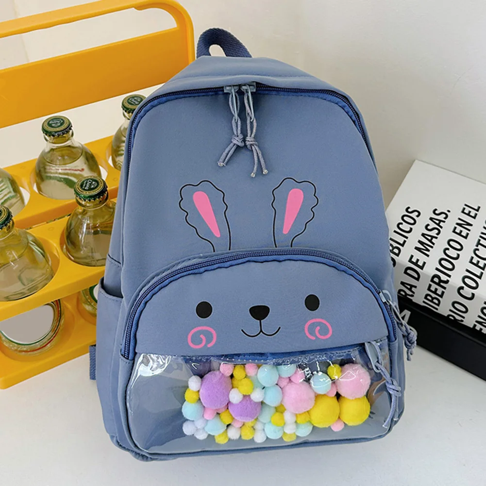 

Cute Kindergarten Small Backpack Trendy Child School Bags Cartoon Kawaii Bookbag Rabbit Printing Backpack Mini Travel Backpacks