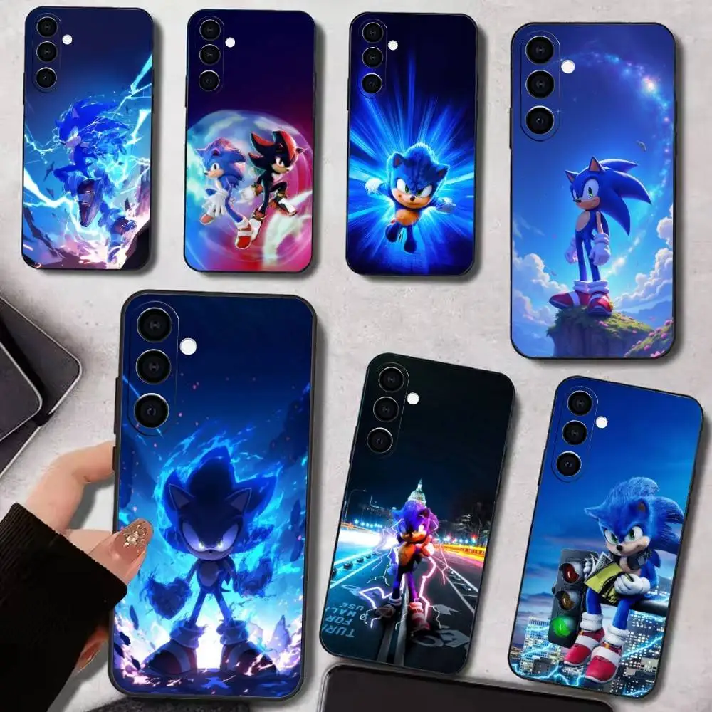 

Game Blue B-Blur S-Sonics H-Hlandaks Phone Case Silicone Soft For Samsung Galaxy A73,A72,A71,A70,A53,A52,A51