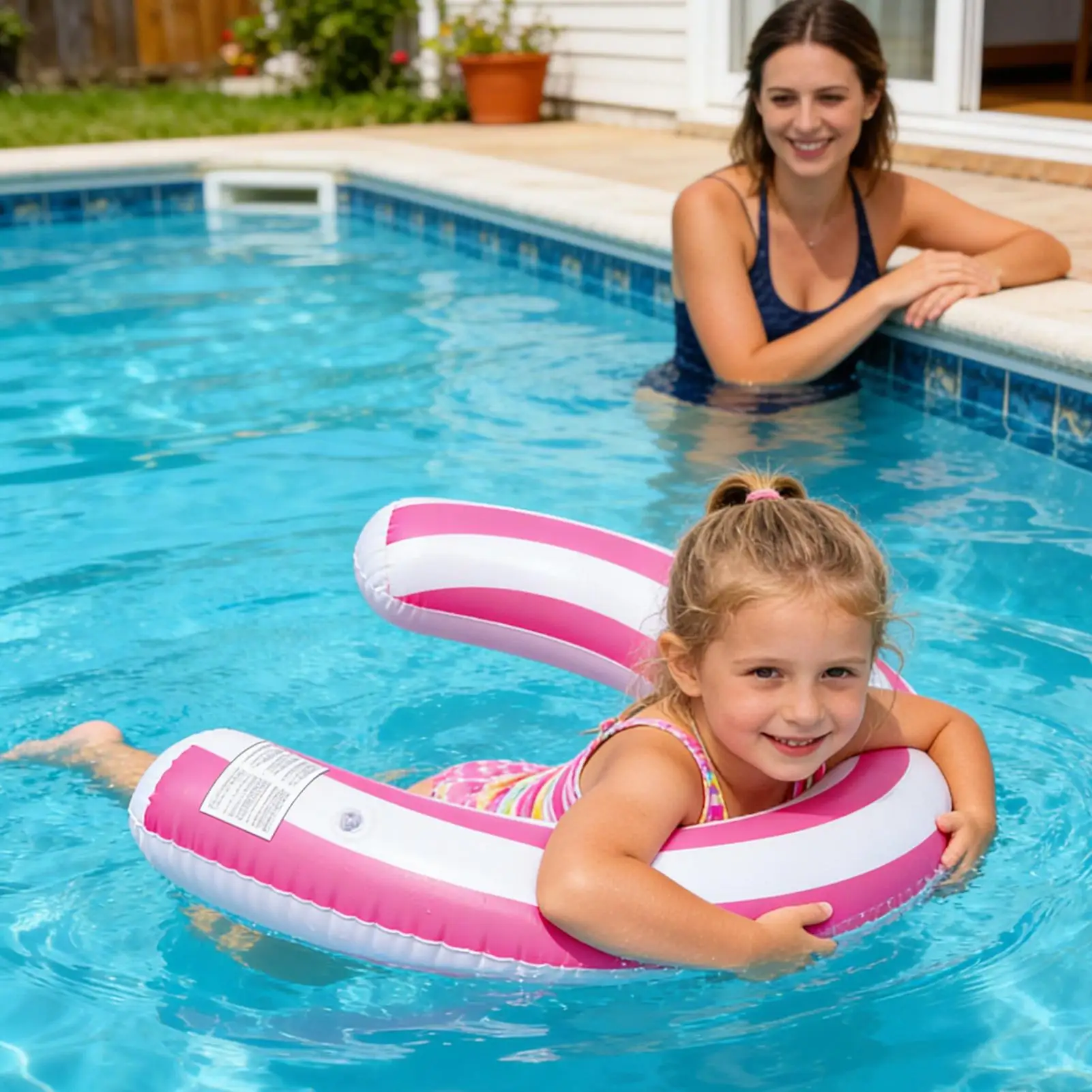 Inflatable U Shape Buoyancy Stick Arc Buoyancy Stick For Fun Summer Swimming Pool Accessories For All Ages Air Noodles Stick